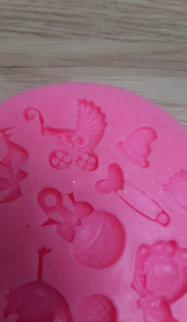 Pembe Silikon Bebek Figürlü Kalıp - Görsel 2