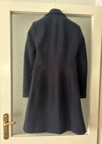 Lacivert Kruvaze Kaban - Görsel 4