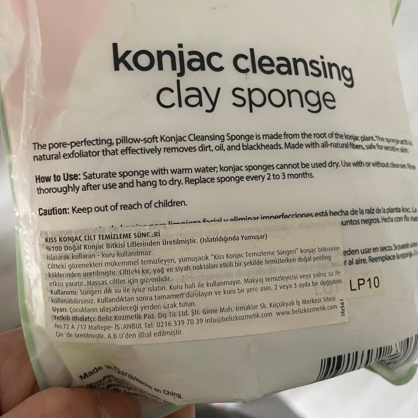 KISS New York Pastel Pembe Konjac Temizleme Süngeri - Görsel 2