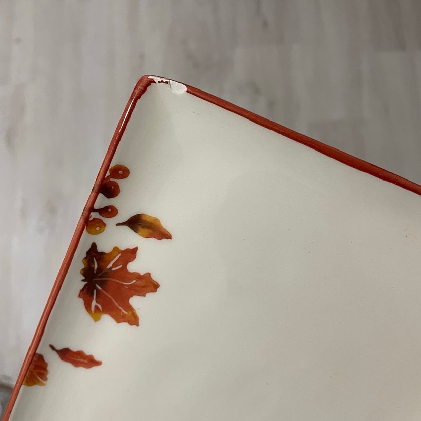 Dikdörtgen Seramik Servis Tabağı - Görsel 3