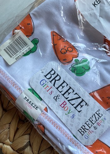 Beyaz Baskılı Pamuk Çocuk Battaniyesi - Görsel 2