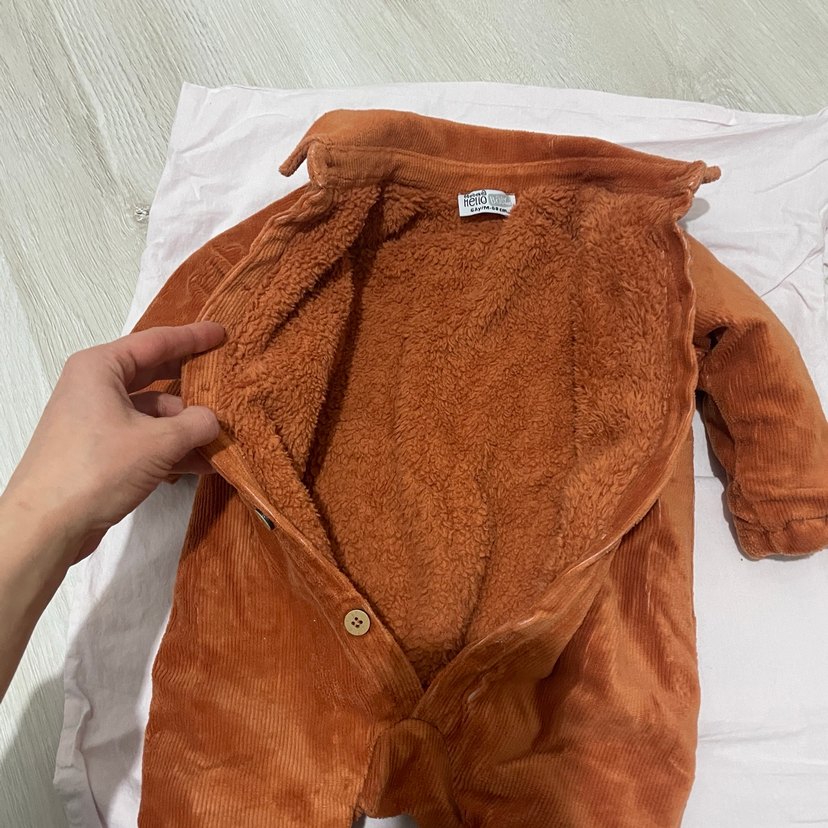 Kadife Bebek Tulumu - Görsel 3