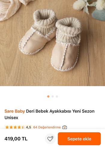 Sarebaby Organik Bebek Patik Seti 0-6 ay - Görsel 5