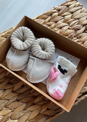 Sarebaby Organik Bebek Patik Seti 0-6 ay - Görsel 2