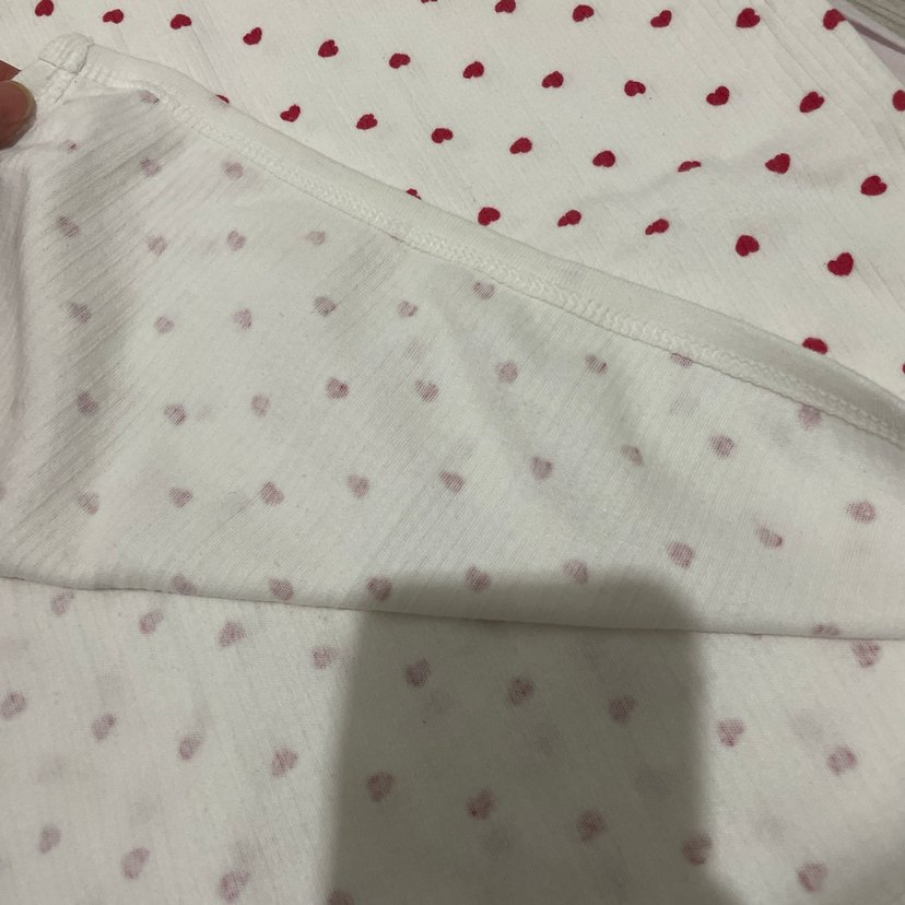 Beyaz Kalp Desenli Çocuk Battaniyesi - Görsel 4