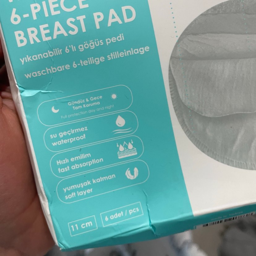 6'lı Yıkanabilir Göğüs Pedi - BabyJem - Görsel 2