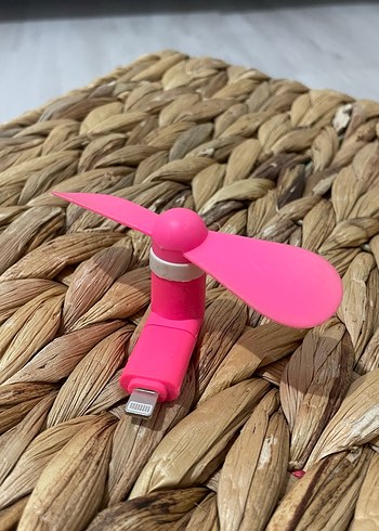 Pembe Mini USB Fan - Görsel 2