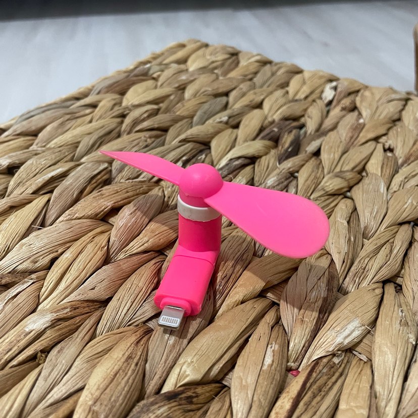 Pembe Mini USB Fan - Görsel 2
