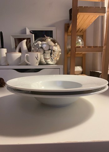 Beyaz Derin Tabak 2li makarna tabağı - Görsel 2