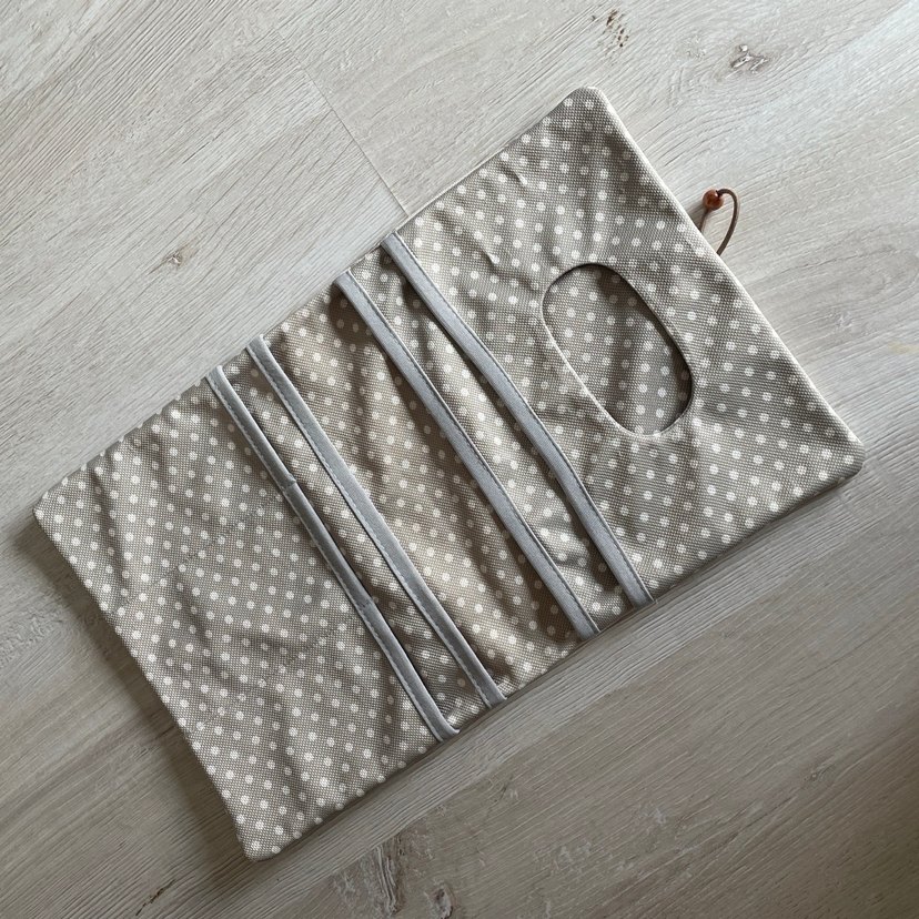 Gri Desenli Bebek Çantası - Görsel 2