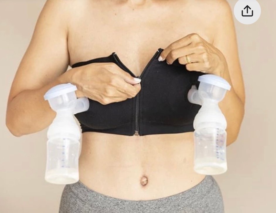 Siyah Göğüs Pompası Sütyeni - Görsel 2