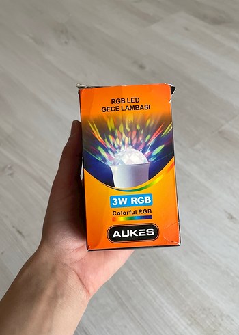 Renkli RGB LED Gece Lambası - Görsel 3