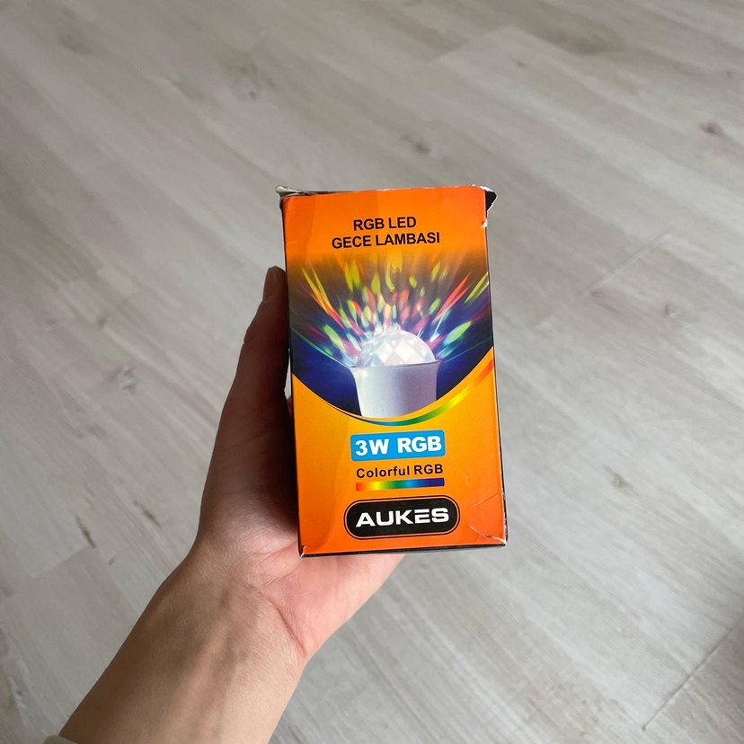 Renkli RGB LED Gece Lambası - Görsel 3