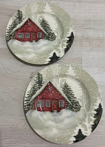 Chakra 2li porselen pasta tabağı - Görsel 2