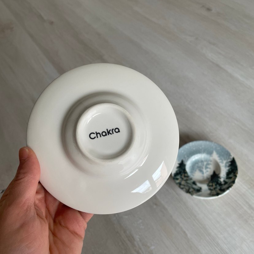 Kış Temalı 2li Çay Tabağı - Görsel 4