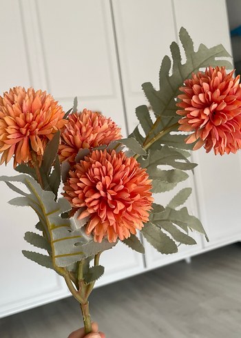 Bej veya Turuncu Dekoratif Çiçek (tekli fiyat) - Görsel 2