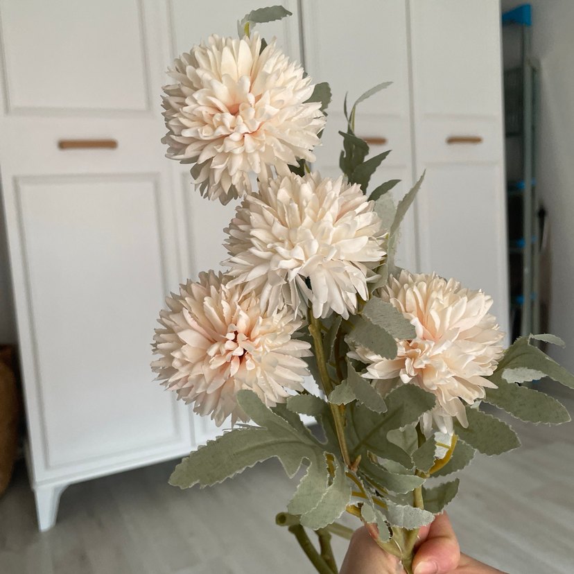 Bej veya Turuncu Dekoratif Çiçek (tekli fiyat) - Görsel 3