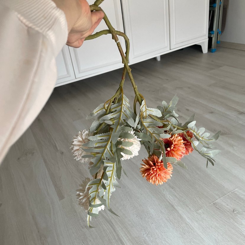 Bej veya Turuncu Dekoratif Çiçek (tekli fiyat) - Görsel 4