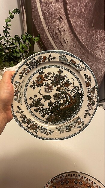 Tekli pasta duvar tabağı