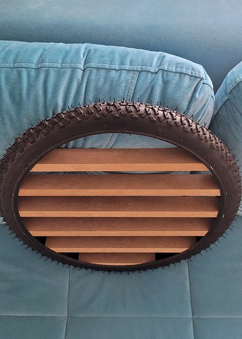 Bej Renkli Çocuk Rafı, Koyu Çerçeve - Görsel 2