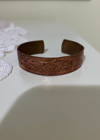 Bohem Tarzı Bakır Bileklik 2 adet - Görsel 2