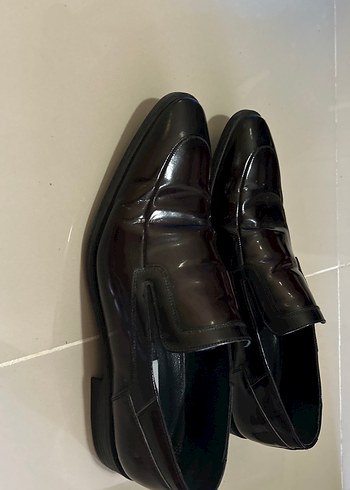 Klasik Parlak Kahverengi Erkek Ayakkabı - Görsel 3