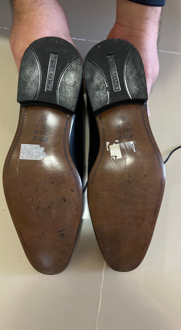 Siyah Yılan Desenli Erkek Klasik Ayakkabı - Görsel 3