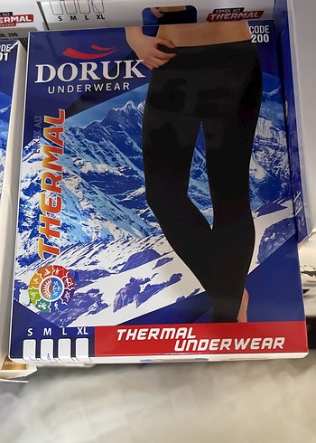 Doruk Termal Siyah Erkek termal alt ust - Görsel 2