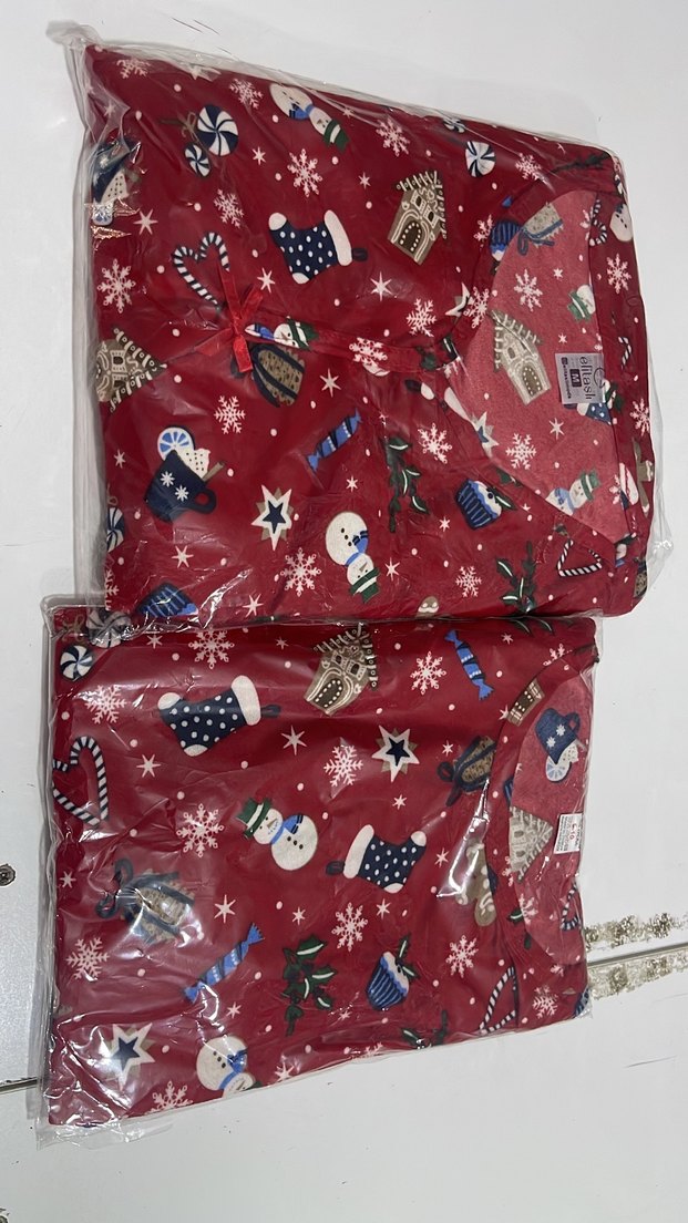 Süet pijama takımı analı kızlı - Görsel 2