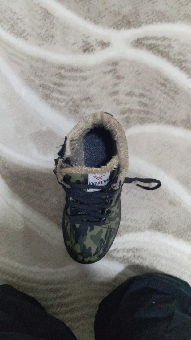 Kahverengi Kamuflaj Desenli Erkek Çocuk Bot - Görsel 3