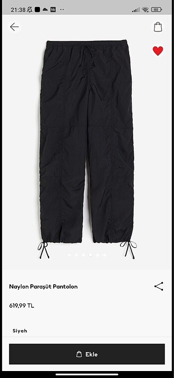 H&M Paraşüt pantolon