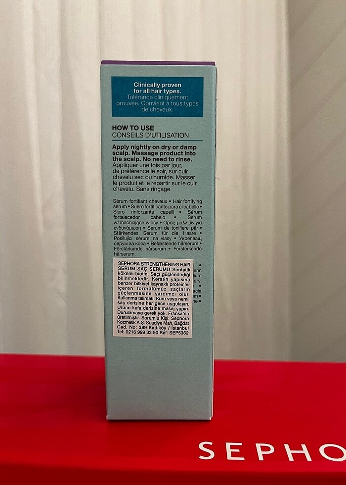 Sephora saç güçlendirici serumu - Görsel 3