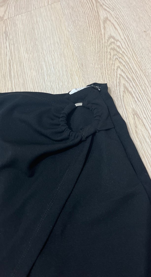 Siyah Mini Kadın Etek - Görsel 2