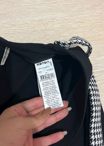 Kemer Detaylı Siyah Mini Etek - Görsel 3