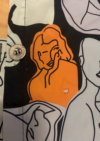 Çok Renkli Avant-Garde Desenli Gömlek - Görsel 6