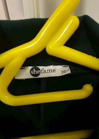 Düğmeli haki Kadın Blazer Ceket - Görsel 2