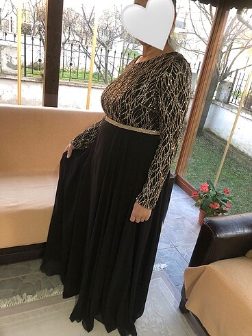 xxl Beden siyah Renk Düğün elbisesi