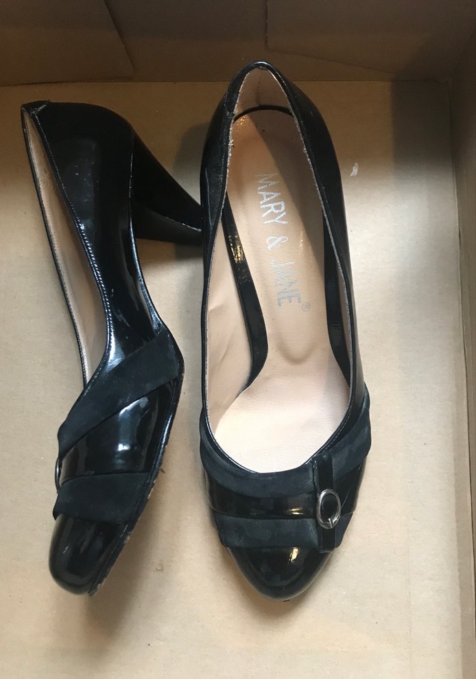 Tokalı Siyah Kadın Topuklu Ayakkabı - Görsel 2