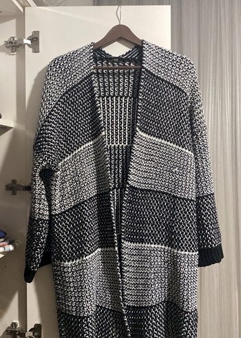 Gri Uzun Hırka - Görsel 2