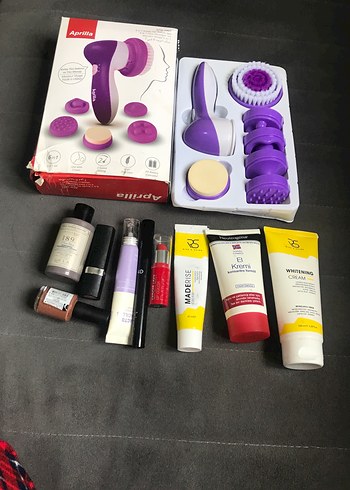 Mor Çoklu Başlıklı Yüz Temizleme Fırçası - Görsel 2