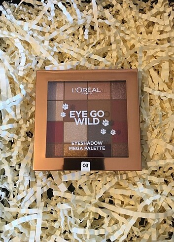 Loreal Paris Eye Wild Go 16 palet ve 01 light