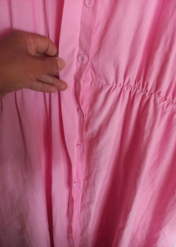 NG Style Pembe Uzun Elbise sıfır ürün