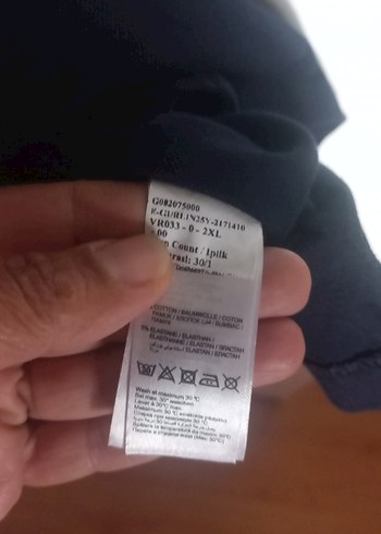 Lacivert Denim Midi Gömlek Elbise uspapolo