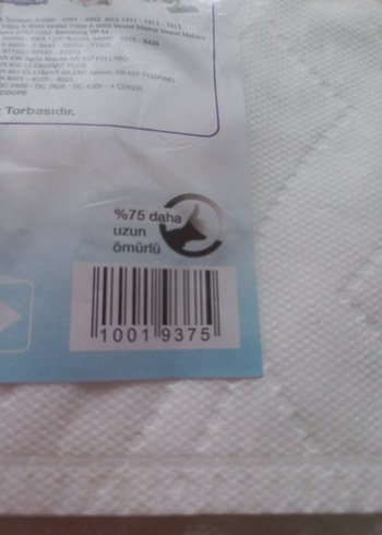 Beyaz Elektrikli Süpürge Toz Torbası 5'li - Görsel 6