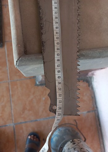 Beden kırmızı Renk Kırmızı Saplı Gri Testere