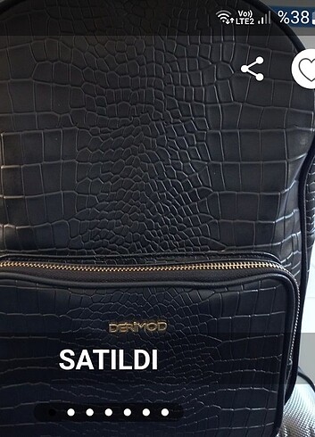 Derimod yeni sirt canta
