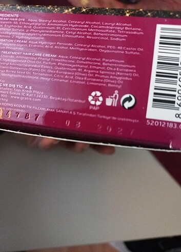 Bayan sac boyasi kutulu sıfır urun - Görsel 6