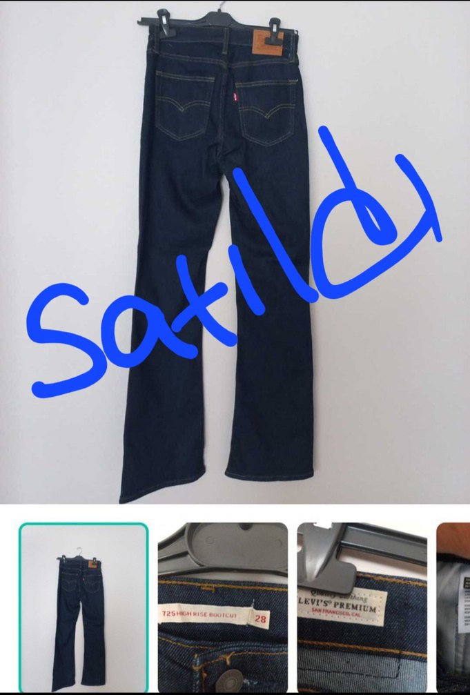 Levis Premium Koyu Mavi Denim Jean — görsel 2/3