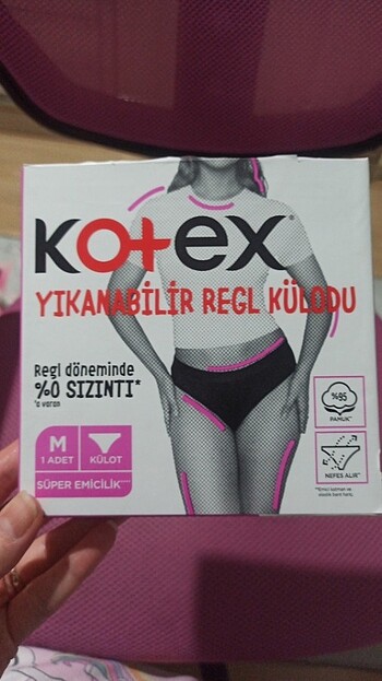 Kotex yıkanabilir regl kulodu