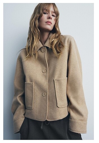 xs Beden camel Renk Zara ceket